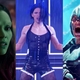 From left: Zoe Saldana in Guardians of the Galaxy, Tom Holland being the greatest human being alive, and Patrick Wilson in Aquaman.